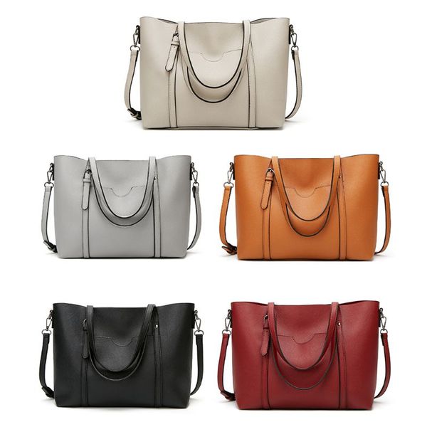 

fashion simple wild women shoulder messenger bag large capacity ladies adjustable belt handbag