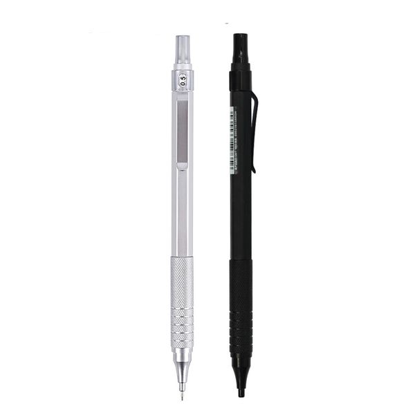 

m&g active pencil black 0.5mm/0.7mm automatic pencil student drawing flavor amp37204, Blue;orange