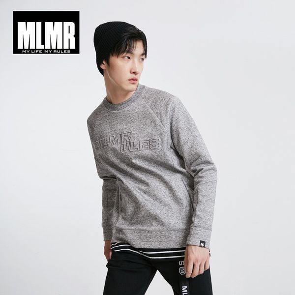 

мужская письмо вышивка узор толстовка уличная мужская одежда, Black