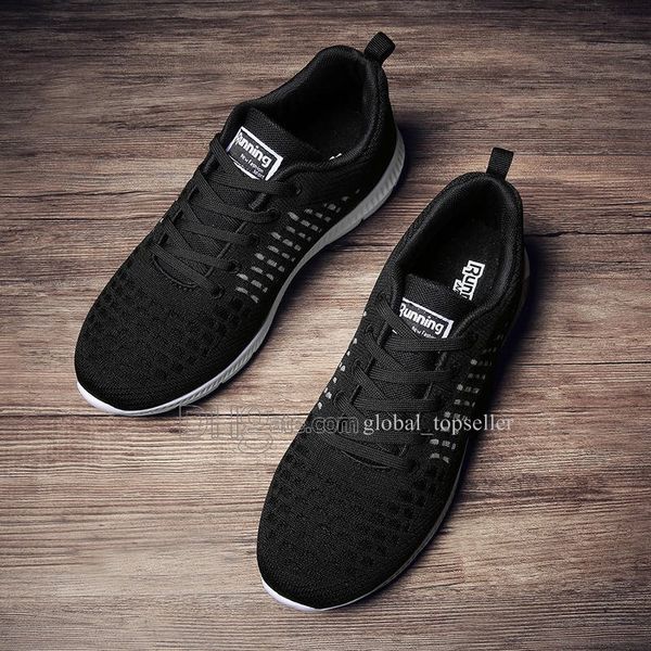 

new arrival with box fashion men shoes mesh breathable sneakers walking male footwear new comfortable lightweight running shoes ac-200301121, White;red