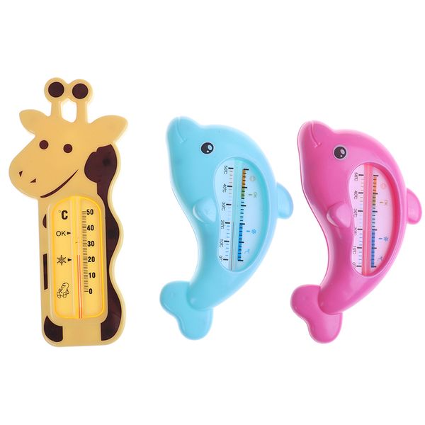 

child bath shower product water room bath thermometer cute cartoon baby bathing dolphin temperature infant kid shower toy