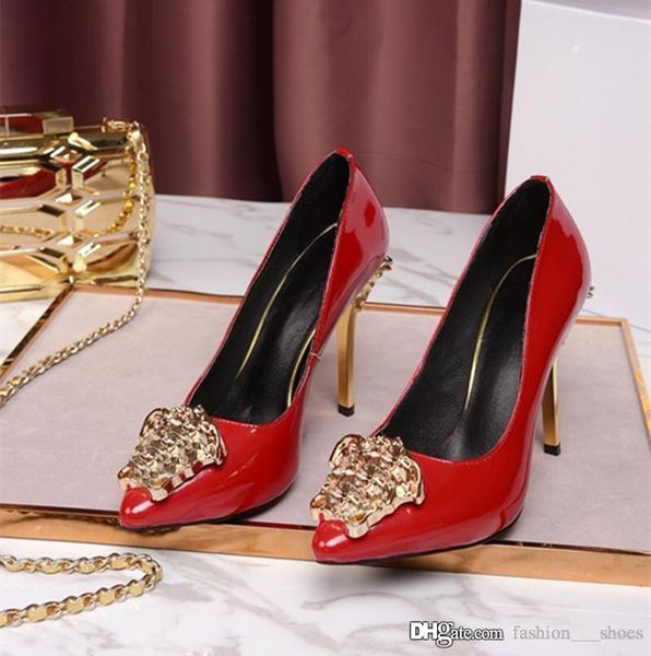 

2019 fashion designer shoes women shoes designer high heels womens heels shoes size 4.5-9.5 -39, Black
