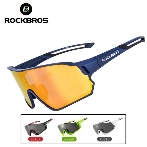 

rockbros cycling sunglasses polarized 5 lens bicycle glasses for men women mtb road bike eyewear pchromic cycling glasses