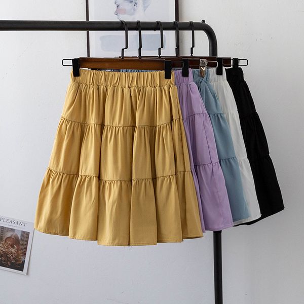 

2020 summer dress women's wear sweet mini skirt 3430, Black