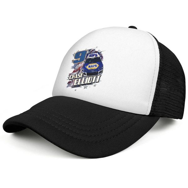 

мода chase elliott 2019 наскар патриотических сша 2-spot driver 9 unisex baseball колпачок оригинального trucke шляпа # 9 претендент кружево, Blue;gray