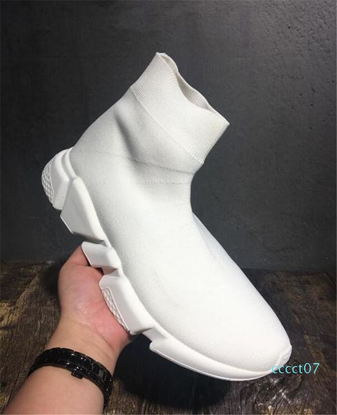 

women mens sock speed trainer shoes sneakers knitting slip-on casual walking shoe comfort all black chaussures ct07