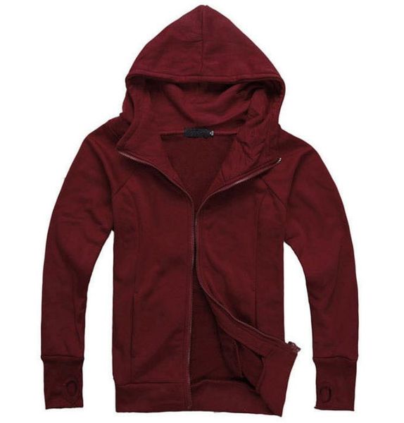 

new arrival style mens designer hoodies casual cotton long sleeve mens hoodies zipper solid hoodies for mens, Black