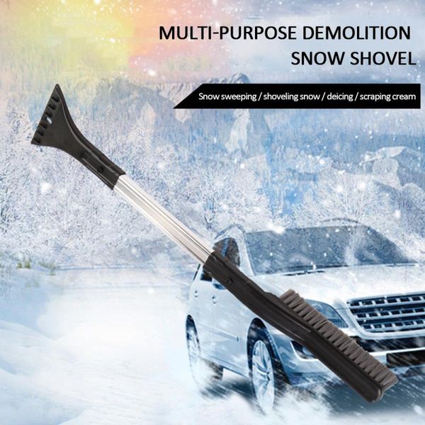 

1x automotive car accessories 36*17*4cm vehicle window cleaner car cleaning multifunction removable snow cleaning brush forklift
