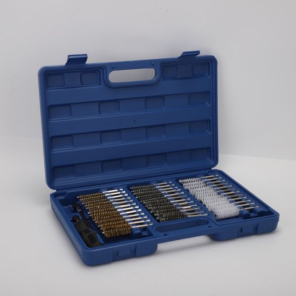 

38pcs/sets 2019 blue box new copper brush pipe dredging copper pipe steel wire full set of cleaning tools 38pcs/pk