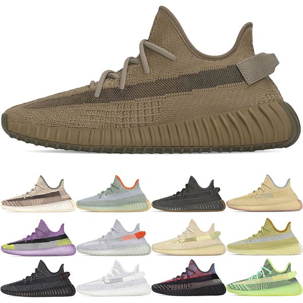 

kanye west men women running shoes zyon linen desert sage flax marsh earth mens trainers sport shoes sneaker size 36-47