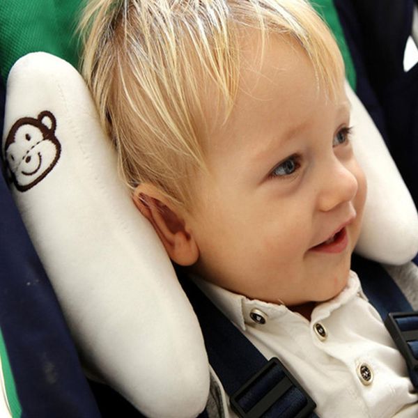 

car styling headrest cushion u-shaped pillow kids safety seat travel pillow head neck support baby car shoulder pads protector