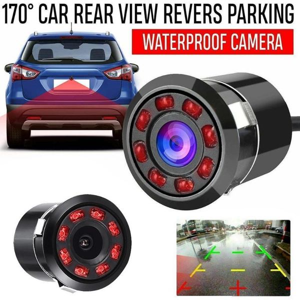 

2020 new car rear view camera night vision reversing parking auto camera waterproof monitor q9j9