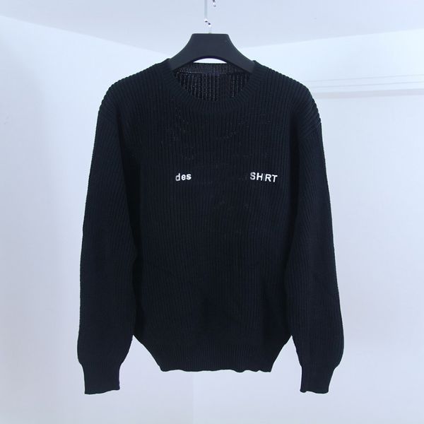 

box logo mens designer sweaters famous brand sweaters hoodie fashion men women round neck long sleeves 3 colors size s-xl, White;black