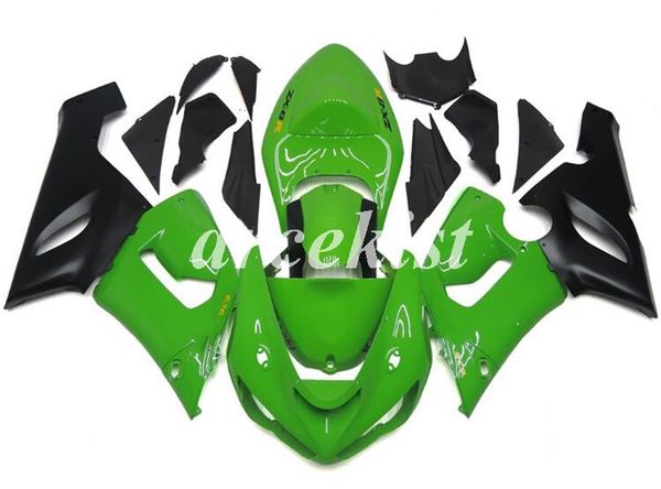 

4 подарки мотоцикл новый abs полный комплект обтекатели, пригодный для kawasaki ninja zx-6r 2005 2006 05 06 636 zx6r кузовостроение набор по