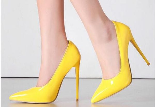 

high-end design red heels wedding shoes black red women heels pointy stiletto heels plus ing