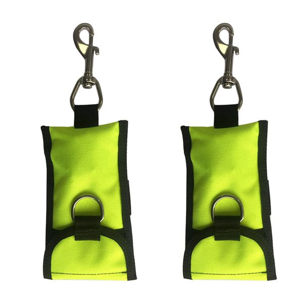 

2x scuba snorkeling reef hook webbing & storage bag scuba diving current