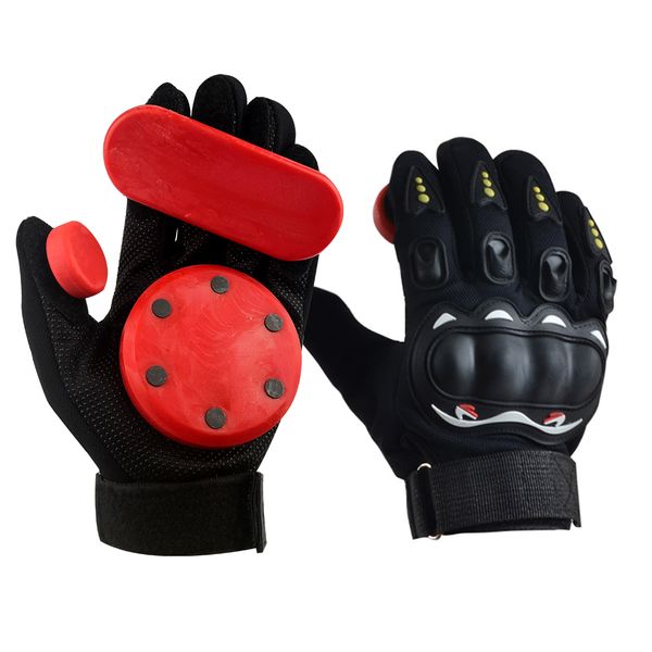 

kufun slide gloves fire stone flint spark longboard skateboard gloves downhill rush protective gear slider inline roller skate