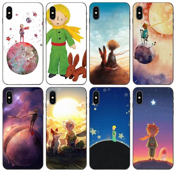 

[tongtrade] rose the little prince with fox case for iphone 11 pro max x xs xr 8s 8 7s 7 plus samsung s10 5g honor 8x 9x lg x power 3 case