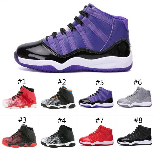 

Горячий Новый 11 Low Space Jam Дети Спортивная Баскетбольная Обувь GS Детская Наследница