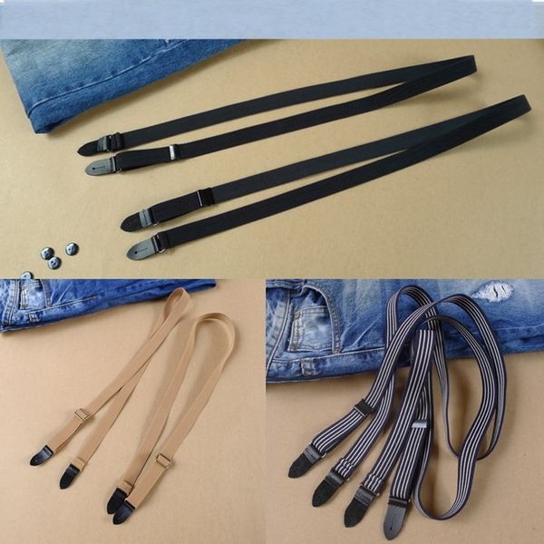 

uncross button suspender 3 colors suspender for man and women ing, Black;white