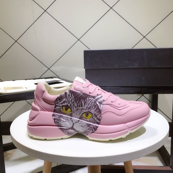 

fashion sneakers summer mens shoes professional training fashion herren sportschuhe chaussures de sport pour hommes rhyton leather sneakers, Black