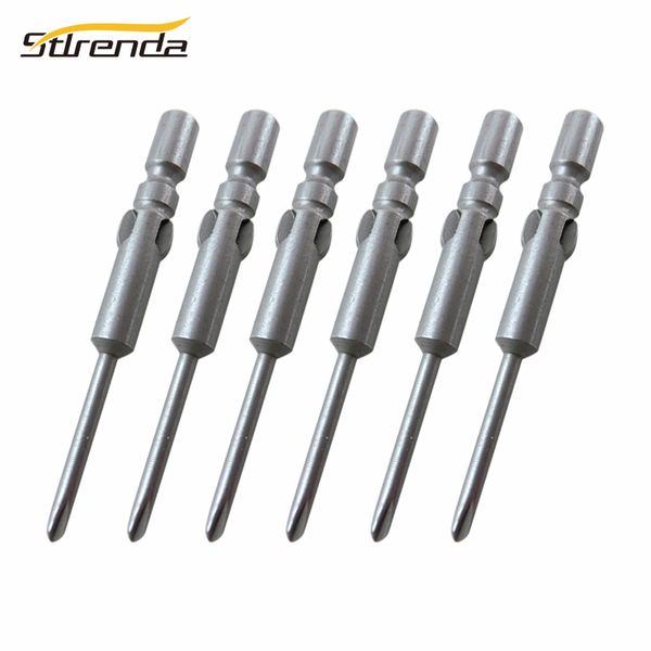 

stlrenda 10pcs magnetic screwdriver bits set y tip tri-wing head bit 1.6/2.0/4.0y round shank 4x40mm s2 steel for power tools
