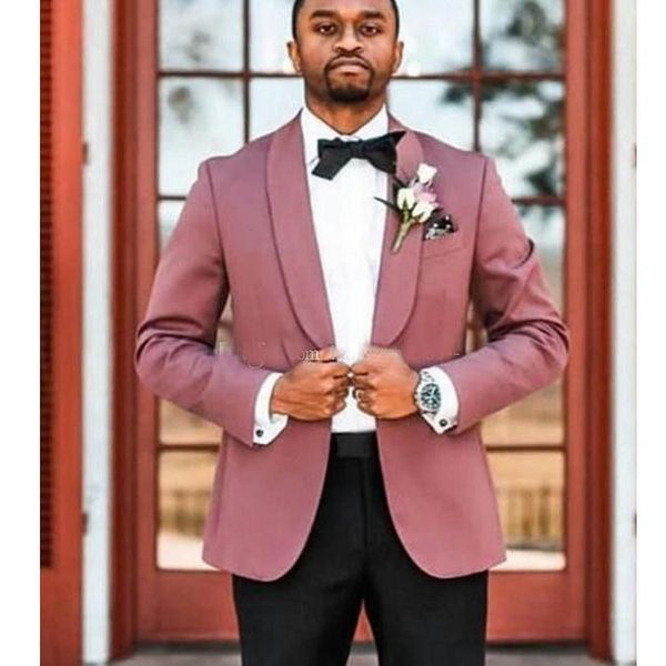 

autumn one button groom tuxedos shawl lapel groomsmen mens suits wedding prom dinner blazer(jacket+pants), Black;gray