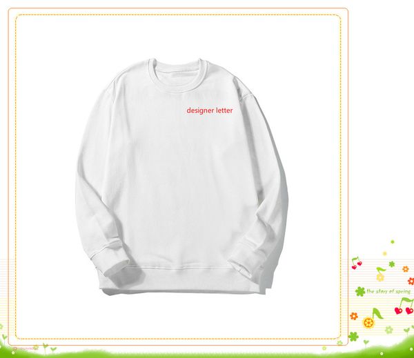 

new arrival men's women's autumn hoodies luxury with brand letter pattern long sleeve regular clothing designer m-2xl 2colors, Black