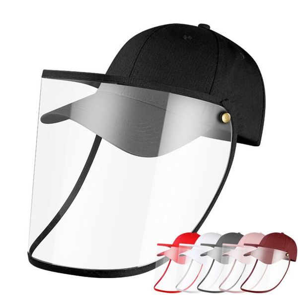 

removable protective cap anti-bacterial aeolian sand dust isolation hat anti-epidemic splash spit baseball cap fashion accessories, Blue;gray