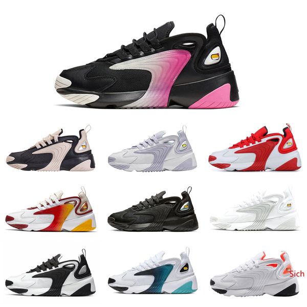 

rainbow white red zoom 2k m2k men's running shoes tekno race red royal blue dark grey men women causal shoes