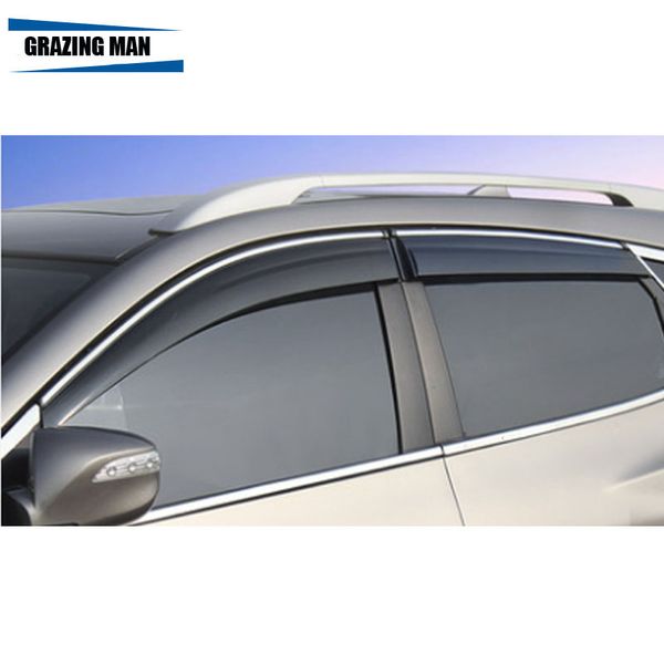 

pp material car window visor wind deflector sun rain guard defletor for spirior 2009