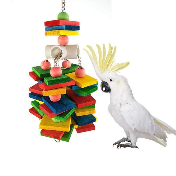 

woodiness bird parrot colour wood gnaw toys amazon