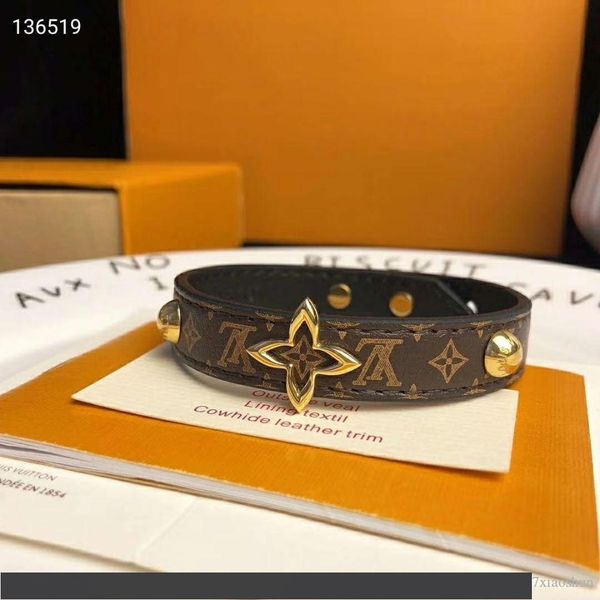 

модные женские браслеты из натуральной кожи с золотым v-образным дизайнером для женщин цветочный принт pulsera роскошный браслет ювелирные и, Golden;silver