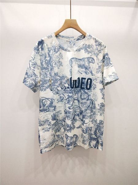 

milan runway t hirt 2019 ummer o neck animal print women 039 t hirt pullover women de igner t hirt 022308