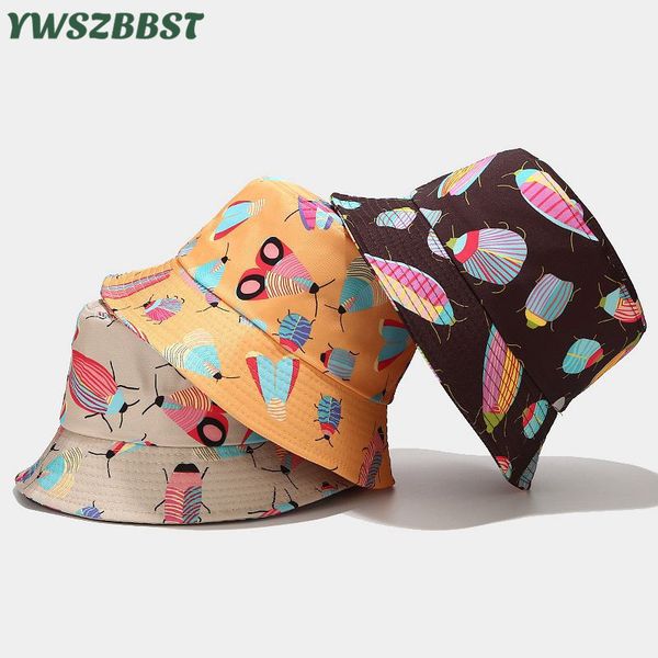 

new summer autumn women sun hats sunscreen cap double-sided can wear cotton women bucket hat outdoor men fisherman hat, Blue;gray