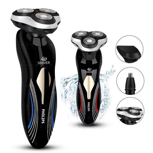 

multi-function 3-in-1 electric shaver body wash electric beard knife corner trimmer nose hair trim men's razor beard trimmer