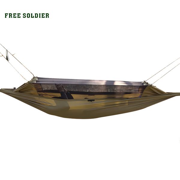 

soldier outdoor camping outdoor survivor mult-ifunction portable mosquitoes hammock wear-resisting tent 160-180cm height