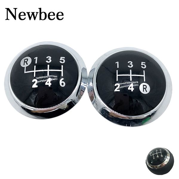 

newbee 5 / 6 speed black car gear knob chrome cap cover lever stick pen for corolla 1.8mt 2007-2013 / avensis yaris d4d