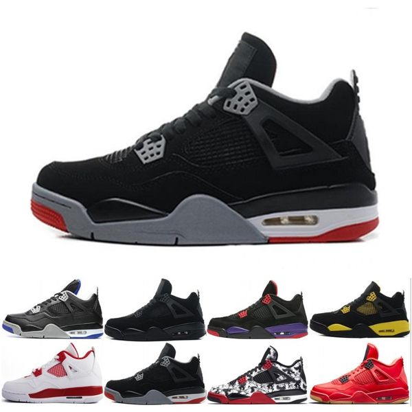 

Mens 4 4s Basketball Shoes Cactus Jack White Cement Game Royal Motor Best Quality Mens Sport Sneakers Designer Shoes US 7-13