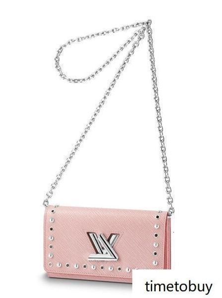 

2019 twist chain wallet m62307 new women fashion shows exotic leather bags iconic bags clutches evening chain wallets purse