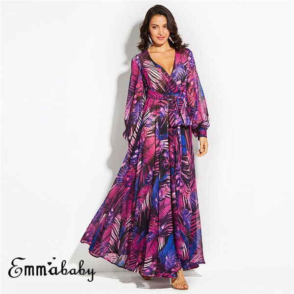 

trendy women dress long sleeve beach vintage geometry summer casual loose v-neck cotton dresses one pieces, Black;gray