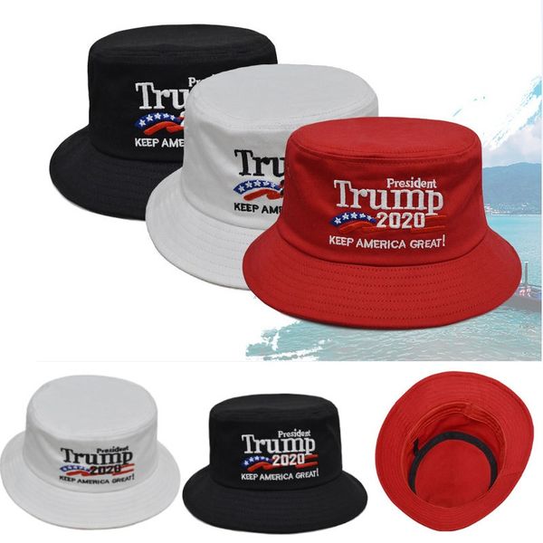 

fashion trump 2020 bucket hat women men sun hat for keep america great president outdoor beach cap party hats an1931
