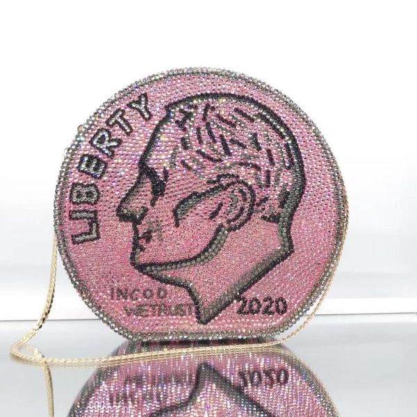 

evening bags xiyuan arrival dark pink crystal money clutch liberty diamond clutches handbags ladies party purses