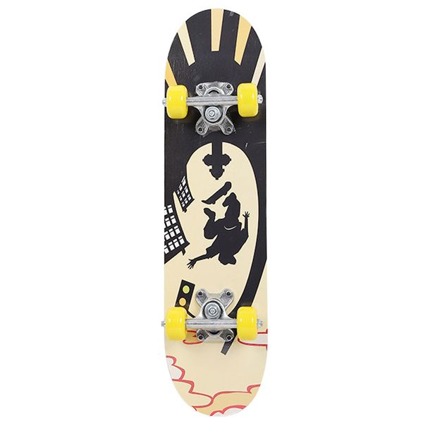 

maple wood extreme sports popular skate board fashionable single warping slide teenagers complete skateboard four wheel scooter