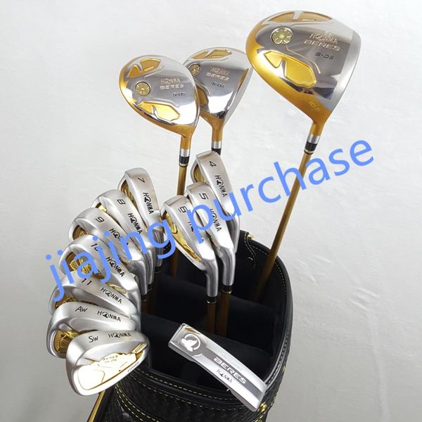 

oem golf club set s-05 4 star golf club driver + 3/5 fairway wood + irons pugraphite no bag ing