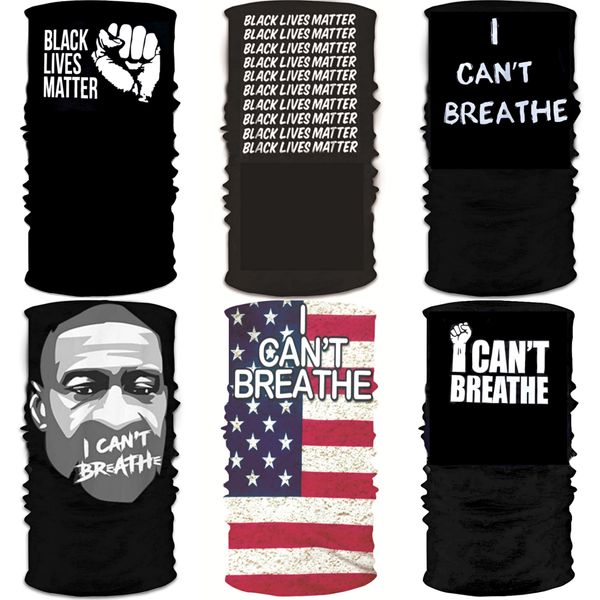 

я не могу дышать! доставка американского флаг шаблон маска шарф мужской бандан мотоцикл шарфы косынка шея маска для лица открытого велоспорт, Black