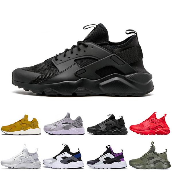 

2020 new huarache 4.0 1.0 classical triple white black men women huarache shoes huaraches sports sneakers running shoes 36-45