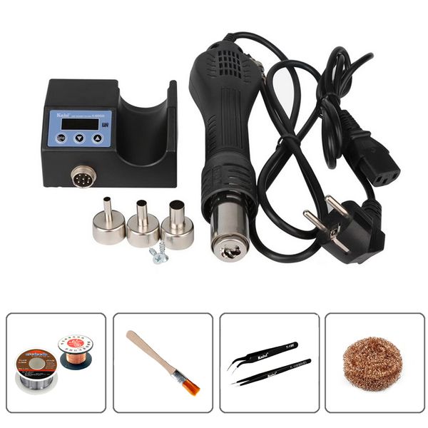 

kaisi mini portable heat air gun bga rework solder station 220v/110v mobile hand-held air blower phone repair tools