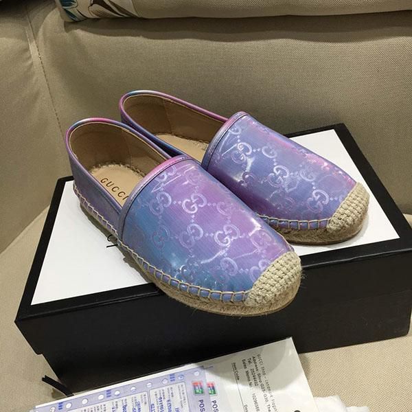 

designer fashion luxury 2020 new women shoes women designer shoes ladies flat printing pattern fisherman shoe low heel leather shoes, Black