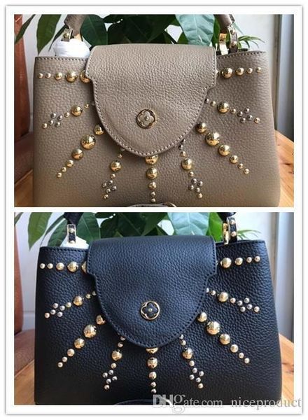 

m52397 capucines bb женщины сумки real caviar lambskin le boy chain лепестковые сумки ручки cross body bag 2019
